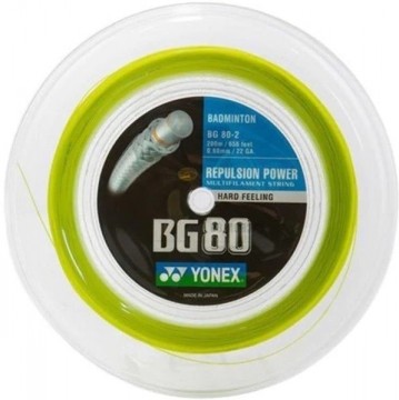 Yonex BG 80 200m coil. Velg farge Gul-Sort-Blå-Hvit