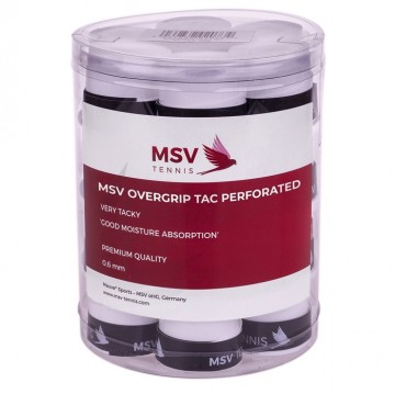 MSV OVERGRIP TAC PERFORATED 24 PACK -WHITE.