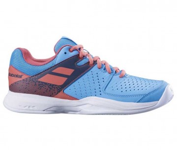 Babolat Pulsion Clay Dame/Junior. Sky blue/ Pink