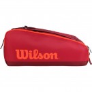 Wilson Tour 6 pack Maroon Tennisbag. thumbnail