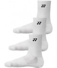 Yonex Premium Socks 3 Pack White thumbnail