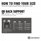 Rehband QD Back Support 3mm. Velg størrelse thumbnail