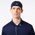 Lacoste Jersey Tennis Headband. Velg farge blå/hvit thumbnail