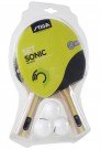 Stiga Set Sonic Hobby. 2 Bats & 3 baller. thumbnail