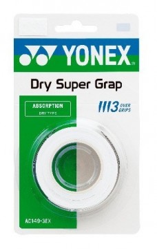 Yonex Dry Super Grap 3 Pack. Velg farge sort/ hvit.