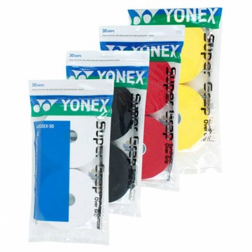 Yonex Wet Super Grap 30 pack - Velg farge! sort-rosa-gul-grønn-vinrød-hvit