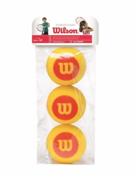 Wilson Starter Foam Tennis Ball. 3 Pack