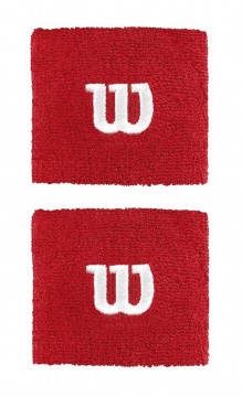 Wilson Wristband Red 2 pack.