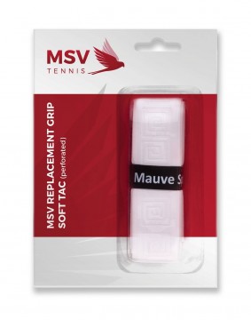 MSV BASIC GRIP SOFT TAC PERFORATED - WHITE