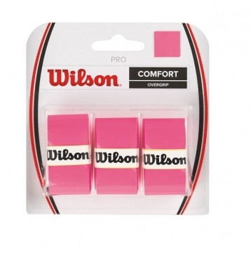 Wilson Pro Overgrip Pink 3 Pack.
