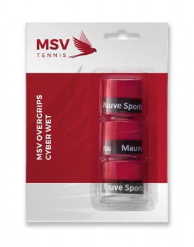 MSV OVERGRIP CYBER WET 3-PACK - Red