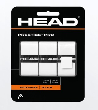 Head Prestige Pro Overwrap 3 Pack White