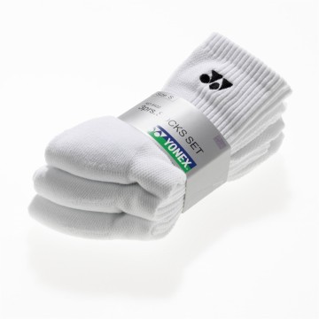 Yonex Premium Socks 3 Pack White