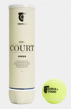 Tretorn Serie+ Court 1 rør/ 4 baller