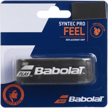 BABOLAT SYNTEC PRO FEEL SORT/HVIT