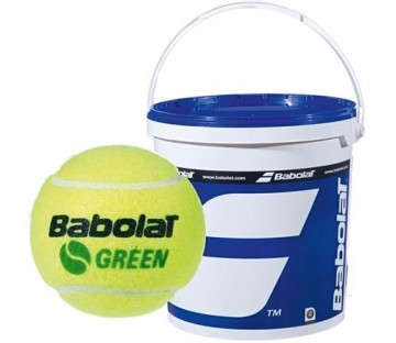 Babolat Green Bøtte - 72 Tennisballer