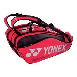 YONEX PRO RACKET BAG X 9 FLAME RED