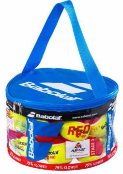 Babolat Red Felt - 24 Tennisballer Tennisballer - Bag m/24 baller - Steg 3