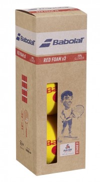 Babolat Red Foam Tennisball Skumball - Pakke m/3 tennisballer