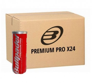 Bullpadel Premium Pro. 1 eske m/24 rør/ 72 baller.