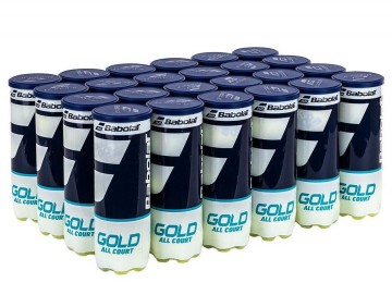 BABOLAT GOLD ALLCOURT TENNISBALL. PAKKE MED 24 RØR/ 72 BALLER.