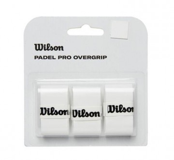 Wilson Pro Overgrip Padel 3 Pack White