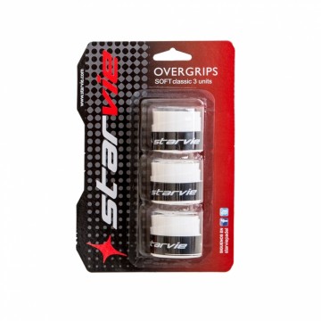 Starvie Classic White Overgrip 3-pack