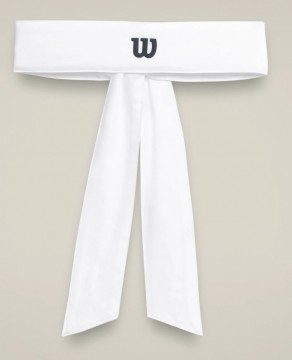 Wilson Tie Headband/ Bandana. Velg farge hvit/ sort.