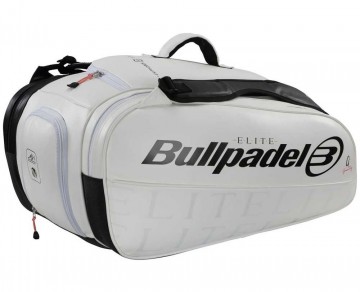 Bullpadel Elite Padel Bag. Hvit/sort.