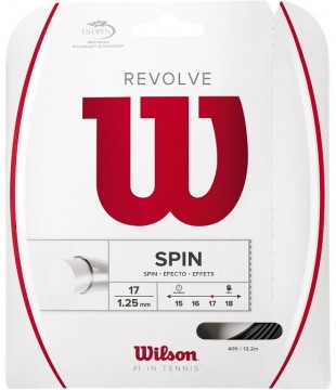 WIlson Revolve Spin 12,2m Sort