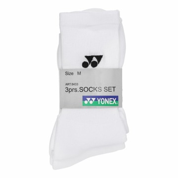 Yonex Performance Sock 3 Pack White