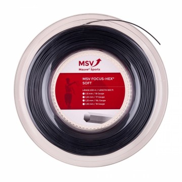 MSV FOCUS HEX SOFT 300M RULL- SORT. ARMVENNLIG!
