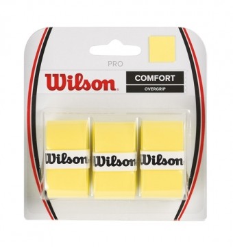 Wilson Pro Overgrip Yellow 3 Pack.